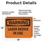 Signmission Radiation & Laser Sign, 12 in H x 18 in W, Vinyl Decal, Rectangle OS-2PACK-WS-D-1218-L-12229 - alternate 3